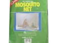 Rectangular Mosquito Net- Washable- Fine mesh polyester- Use indoors or outdoors- Protection from insects- Six reinenforced metal tie tabs at corners and sides- Size: 32" x 78" x 59"
Manufacturer: Coghlans
Model: 9640
Condition: New
Price: $5.83