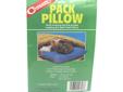 Pack PillowStuff clothing into the pocket creating the ideal pack pillow.- Soft to the touch- Will not slip away during sleep- Stores in sleeping bag or pack- Size: 15" x 20"
Manufacturer: Coghlans
Model: 9747
Condition: New
Availability: In Stock
Source: