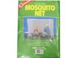 Double Wide Mosquito Net- Washable- Fine mesh polyester- Use indoors or outdoors- Protection from insects- Six reinenforced metal tie tabs at corners and sides- Size: 63" x 78" x 59"
Manufacturer: Coghlans
Model: 9760
Condition: New
Availability: In