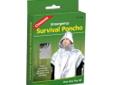 Coghlans Emergency Survival Poncho 1390
Manufacturer: Coghlans
Model: 1390
Condition: New
Availability: In Stock
Source: http://www.fedtacticaldirect.com/product.asp?itemid=57889