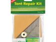 Coghlans Tent Repair Kit 703
Manufacturer: Coghlans
Model: 703
Condition: New
Availability: In Stock
Source: http://www.fedtacticaldirect.com/product.asp?itemid=56290