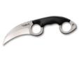 Cold Steel's new Double Agent neck knives possess a significant set of advantages worth noting. Designed by Zach Whitson, with a Karambit blade style, the Double Agent 1 is thin, flat, and super light (a little over 3 ounces including sheath). This makes