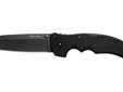 Recon 1 Tanto PointSpecifications:Blade Length: 4"Blade Thickness: 3.5 mmOverall Length: 9 3/8"Steel: Japanese Aus 8A Stainless w/ Black Tuff-Ex FinishWeight: 5.3 ozHandle: 5 3/8" Long G-10Pocket Clip: Stainless Pocket / Belt Clip
Manufacturer: Cold