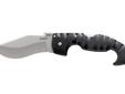Accessories: Dual Thumb Stud/Pocket ClipDescription: Drop PointEdge: PlainFinish/Color: AUS 8A/StainlessFrame/Material: Black GrivoryModel: SpartanPackaging: BoxSize: 4.5"Type: Folding Knife
Manufacturer: Cold Steel
Model: 21S
Condition: New
Price: