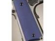 "
Hogue 45163 Colt & 1911 Government Grips Aluminum Matte Blue Anodized
Hogue Extreme Series Aluminum grips are precision machined from solid billet stock Aerospace grade 6061 T6 aluminum. Carefully engineered and sized for ultimate fit, form and