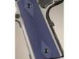 "
Hogue 45153 Colt & 1911 Government S&A Mag Well Grips Checkered Aluminum Matte Blue Anodized
Hogue Extreme Series Aluminum grips are precision machined from solid billet stock Aerospace grade 6061 T6 aluminum. Carefully engineered and sized for ultimate