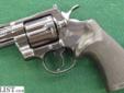 Up for sale today is a nice example of the Rolls-Royce of revolvers, the legendary Colt Python. This one is chambered in .357 Magnum and has a 2.5" barrel. The serial number indicates the year of manufacture to be 1979.
It is in very nice shape for a 34