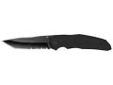"
Meyerco MPYAKUZAS Jeff Hall Assisted Opening Yakuza Serrated
Jeff Hall's line of knives provide the tactical utility that has become synonymous with his name. This knife features a stainless steel serrated blade with an ambidextrous thumb stud, black
