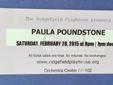 Last minute date? Need a good laugh? Want to cheer someone up? Last minute gift? Just because.... first date? first anniversary? Or first grandchild? Lost your job, your money or your mind???
ALL great reasons to BUY these TWO tickets to see PAULA