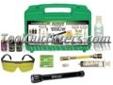 "
Tracer Products TP8621 TRATP8621 Complete A/C and Fluid Leak Detection Starter Kit
Features and Benefits
Economy starter kit
50 watt 6 LED lamp
Pinpoints A/C, oil systems and coolant leaks
Ideal entry-level kit
All included in a plastic carrying case