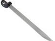 "
CAS Hanwei PR9082 Complete Cutlass-Silver Blade, Brown Grip
Synthetic Cutlass Sparring Sword-Silver Blade
Although also used on land, the cutlass is best known as the sailor's weapon of choice. A naval side-arm, its popularity was likely due to the fact
