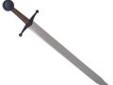 "
CAS Hanwei PR9072 Complete Falchion-Slvr Bld,BlkGrd, BrnGrp
Synthetic Falchion Sparring Sword-Silver Blade
The Falchion combined the weight and power of an axe with the versatility of a sword. Falchions are found in different forms from around the 11th