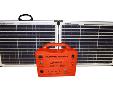 Solar GeneratorColor Available: Day Glow OrangeBattery Type: AMG12VoltsEasy set up and maintenanceBuilt-in protection circuitrySolar Panel included (20 Watt)Solar Cells: Polycrystalline SiliconSolar Cells Size: 13.4'' x 11.2'' x 1''Battery life more than