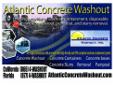 Atlantic Concrete Washout, covering the entire state of Florida and National Concrete Washout, covering all of Southern California, is the leading provider of washout containment, disposable concrete washout, pumpout, and slurry removal. We provide all