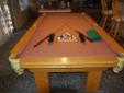 Like new Connelly Azteca pool table. Rarely played on, Beautiful elephant balls upgrade. Paid over $4000.00 new. Moving out of state must sell. Asking $1700.00.