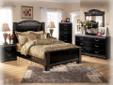 Contact the seller
Signature Design By Ashley Constellations B104-Set2, Alive with ornate detailing and a rich traditional beauty, the " Traditional Classics Black" bedroom collection takes sophisticated style to the next level with a collection sure to