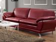 Contact the seller
Coaster Furniture Robyn CST-504521, Create a contemporary living room with our Robyn collection. Each piece sits on stylish chrome legs and is wrapped in a smooth bonded leather match in brick red. Large cushions and pillow top arm