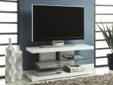 Contact the seller
Coaster Furniture CST-700824, Chic and modern, this unique TV stand in white can create a nice contemporary focal point in your living room. Featuring two sturdy glass shelves and a slotted back to keep all your wires and cables