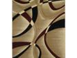 United Weavers of America Contours Collection La Chic 100-Percent Olefin Rug-Contours is a full collection of outstanding hand-carved designs and rich elegant colors that are meant to fit within all of your design motifs. Constructed of 100-percent