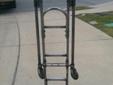 $175.00 per item - Convertable Hand Truck
Location: Avery Ranch
Aluminum and chrome construction. Heavy duty with solid rubber tires. Sold business, no longer need a dolly or hand truck. Great for Bread vendors or grocery store merchandisers. Must sell