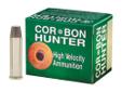 CorBon Hunter 357 Mag, 200Gr Hard Cast Hunter, 20 Rounds. CorBon Hunter loads are specifically designed to address the needs of the serious hunter. They hit hard, with more authority, and accomplish the task with reduced muzzle flash.CORBON's Hard Cast