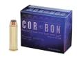 CorBon Hunter 41 Mag, 210Gr Jacketed Hollow Point, 20 Rounds. CorBon Hunter loads are specifically designed to address the needs of the serious hunter. They hit hard, with more authority, and accomplish the task with reduced muzzle flash.CORBON's Jacketed