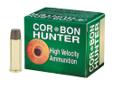 CorBon Hunter 44 Mag, 320Gr Hard Cast, 20 Rounds. CorBon Hunter loads are specifically designed to address the needs of the serious hunter. They hit hard, with more authority, and accomplish the task with reduced muzzle flash.CORBON's Hard Cast loads are