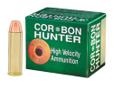 CorBon Hunter 500 Special, 350Gr Full Metal Jacket, 12 Rounds. CorBon Hunter loads are specifically designed to address the needs of the serious hunter. They hit hard, with more authority, and accomplish the task with reduced muzzle flash.CORBON's Full