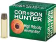 Caliber: 44 MagGrain Weight: 320GrModel: HuntingType: Hard CastUnits per Box: 20Units per Case: 500
Manufacturer: CorBon
Model: 44M320HC
Condition: New
Price: $30.00
Availability: In Stock
Source: