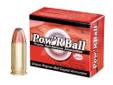 CorBon Pow'rBall 32 ACP, 55Gr Pow'rBall, 20 Rounds. The patented Pow'RBall projectile is a JHP bullet with a polymer ball crimped in the tip. This tip enhances feeding in those finicky feeding pistols but it also delays the expansion of the projectile