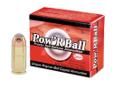 CorBon Pow'rBall 380 ACP, 70Gr Pow'rBall, 20 Rounds. The patented Pow'RBall projectile is a JHP bullet with a polymer ball crimped in the tip. This tip enhances feeding in those finicky feeding pistols but it also delays the expansion of the projectile