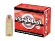 CorBon Pow'rBall 9MM, 100Gr Pow'rBall, 20 Rounds. The patented Pow'RBall projectile is a JHP bullet with a polymer ball crimped in the tip. This tip enhances feeding in those finicky feeding pistols but it also delays the expansion of the projectile when
