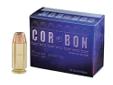 CorBon Self Defense 40 S&W, 150Gr Jacketed Hollow Point, 20 Rounds. CORBON's Traditional Jacketed Hollow Point ammunition made its reputation with high velocity loads. High velocity, combined with their exclusively designed jacketed hollow point bullets,