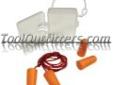 SAS Safety 6101 SAS6101 Corded Ear Plugs
Features and Benefits:
Super-soft foam ear plugs conform to the inner ear canal
Reusable
Come with a cord and storage case
Price: $1.95
Source: http://www.tooloutfitters.com/corded-ear-plugs.html