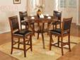 CASUAL COUNTER HEIGHT DINING GROUP FINISHED IN BROWN WALNUT
Chairs Are Wrapped In Black Leather Like Vinyl
48' x 48' x 36h "
ON SALE NOW $499
**finance with no credit check and 0% interest**
DELIVERY MON - SAT LOW RATES !!! CONTACT ZENA AT (469) 441 -
