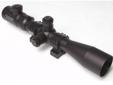 Dark Ops Counter Sniper Tactical Scope Specifications: - 3x9 magnification/zoom range - 42mm objective lens diameter - PermaLax optics provide razor focus as depth of field expands with zoom range - T6061 aircraft aluminum construction with MilSpec black