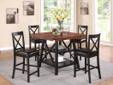 Contact the seller
Coaster Furniture RUSTIC OAK/BLACK CST-104178, Function is fashion with the Austin collection. Square/round counter height table features four drop leafs to convert the table from 44" square to 60" round. Underneath the table top are