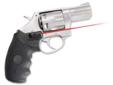 The LG-325 Lasergrips fit all small and large frame Charter Arms revolvers to date, and features the comfortable rubber overmolded material for improved grip control. The instinctive front-activation switch instantly projects the bright red dot onto your