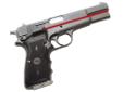 Featuring Crimson Trace's rubber overmold construction around a sturdy polymer grip frame, these Lasergrips provide great comfort and control for your Hi-Power pistol. The 5mw peak, 633nm, class IIIa laser is the maximum output allowed by law, and is a
