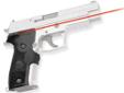 Crimson Trace MIL-STD Front Activation Lasergrips Sig Sauer P226 - Red Laser. LG-426M laser sights for Sig Sauer P226 semi-automatics offer the waterproofing that U.S. Navy SEAL teams have come to depend on, as well an aggressive grip texture that
