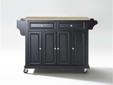 Constructed of solid hardwood and wood veneers, this mobile kitchen cart is designed for longevity. The beautiful raised panel doors and drawer fronts provide the ultimate in style to dress up your kitchen. Two deep drawers are great for anything from