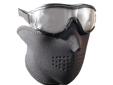 The Crosman Airsoft Goggle/Maskcombination offers full face protectionfor serious skirmish play. Intended toprotect your eyes from airsoft BBs, theGoggles offer excellent protection fromwind and dust irritation.Features: - Designed for easy breathing- The