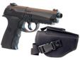 This semi-automatic CO2 powered pistol combines hand-held comfort with quality components, at an affordable price. It features a velocity of up to 495 feet per second and an accessory rail in front of the trigger guard. The C31 also features an easily