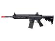 Crosman GameFace GF460 AEG, Metal. A skirmish-ready rifle with a full length, quad-rail interface system and a precision, alloy barrel. Specifications:- High capacity magazine- Shoots up to 700 rounds per minute- Full-metal gears and gearbox- Adjustable