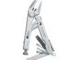 "
Leatherman 68010101K Crunch
Locking pliers that fold away make the Leatherman Crunch unlike any multi-tool available today. The Crunch clamps up to a 1-inch diameter pipe, and if you remove the adjusting screw, you'll find a hex-bit adapter built right