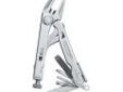 "
Leatherman 68010203K Crunch Standard Stainless Steel Finish, Standard, Peg
Leatherman 68010203K Multi Tool, Crunch, Stainless Steel
Locking pliers that fold away make the Leatherman Crunch unlike any multi-tool available today. The Crunch clamps up to a