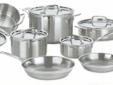 ï»¿ï»¿ï»¿
Cuisinart MCP-12 MultiClad Pro Stainless Steel 12-Piece Cookware Set
More Pictures
Lowest Price
Click Here For Lastest Price !
Technical Detail :
Includes 1-1/2- and 3-quart saucepans; 8- and 10-inch skillets; 3-1/2-quart saute pan; 8-quart stockpot;