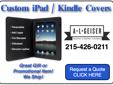 Custom Ipad Covers and Custom Kindle Covers by Geiser and Son
Serving: Philadelphia, Harrisburg, Allentown, Wilmington