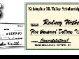 Get recognition for your generous contributions. Our custom novelty checks are perfect for charity donations, fund raising events, Corporate Events and photo opportunities. We have a large selection of online templates to choose from.
Big Checks