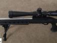 Excellent Condition custom Ruger 10/22. Mueller 8x32-44 Scope (Paid $250 for the scope new), Archangel Stock, Green Mountain SS Bull Barrel, 3 - 10rnd Magazines. Extremely light 2lb trigger, Vulquartsen Firing pin, Bi-Pod.
This gun has it all and is ready